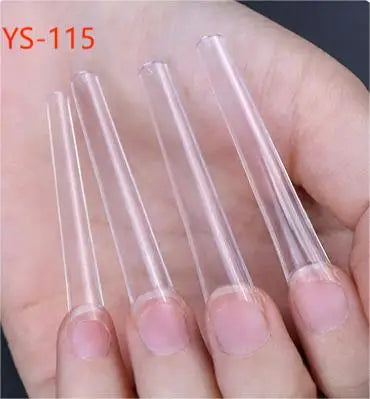 Super Long XXXL Nail Tips Clear False Nail French Non C Curve Xxl Square Stiletto Coffin Tapered Square Soft Gel Nail Tips