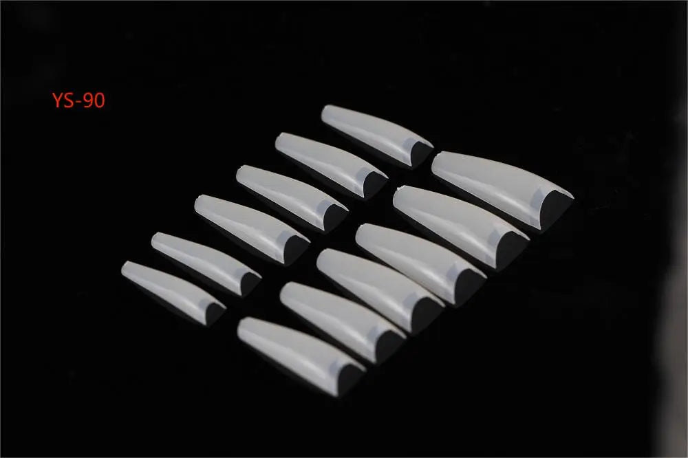 Super Long XXXL Nail Tips Clear False Nail French Non C Curve Xxl Square Stiletto Coffin Tapered Square Soft Gel Nail Tips