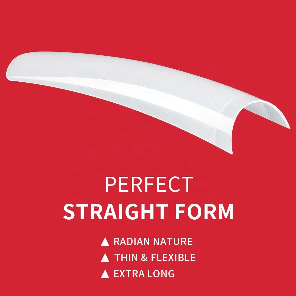 Tapered Square Nail Tips 500pcs/box XXXL French Ultra Thin Half Cover No C Curve Straight Soft Gel French Square Nail Tips