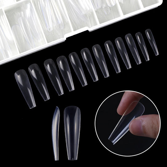 Wholesale XXL False Nail Tip Ballet Extra Long Stiletto Extensions Full Cover s Xxl Square Nail Tips Artificial False Nail Tips