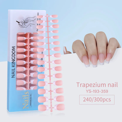 240pcs French Tip Press on Nails