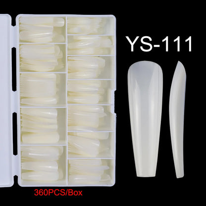Wholesale XXL False Nail Tip Ballet Extra Long Stiletto Extensions Full Cover s Xxl Square Nail Tips Artificial False Nail Tips