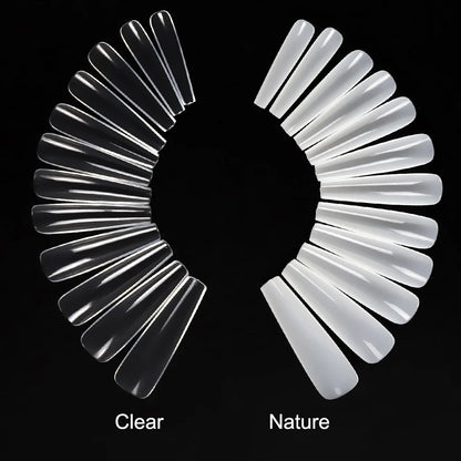 Wholesale XXL False Nail Tip Ballet Extra Long Stiletto Extensions Full Cover s Xxl Square Nail Tips Artificial False Nail Tips