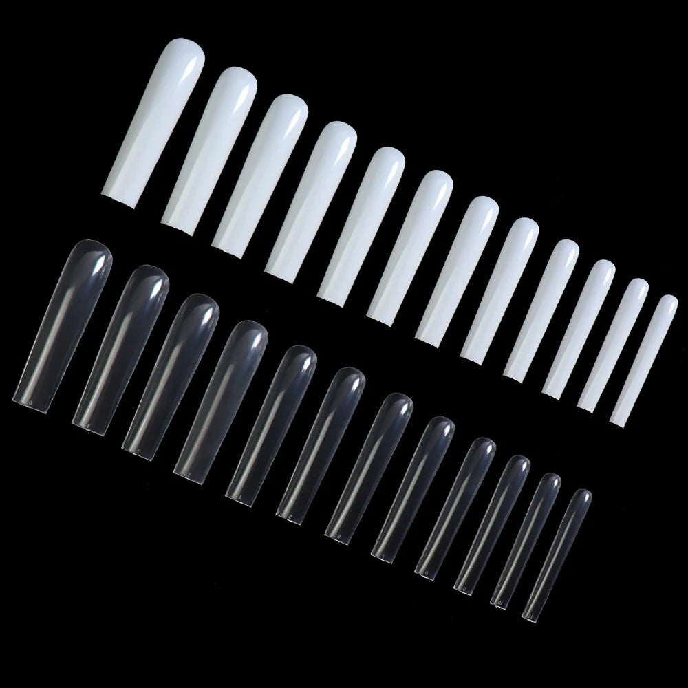 360Pcs/box XXXL Extra Long Coffin Nail Tips Full Cover ABS 3XL Ballerina Square Wholesale False Nail Tips
