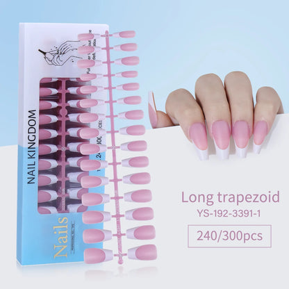 240pcs French Tip Press on Nails