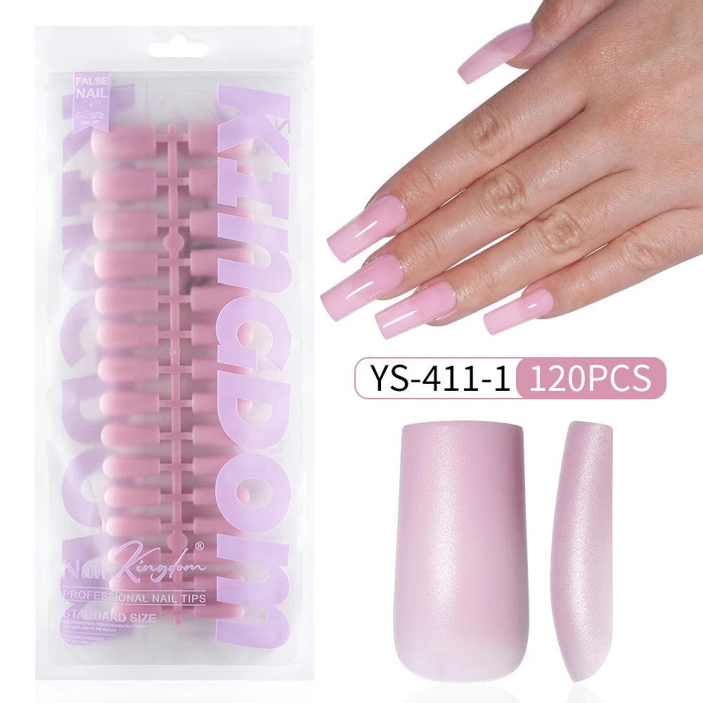 Wholesale OEM 120pcs Frosted Nude Simple Soft Gel Press on Nails 15 Size Medium Square Handmade Solid Color Matte Press on Nails