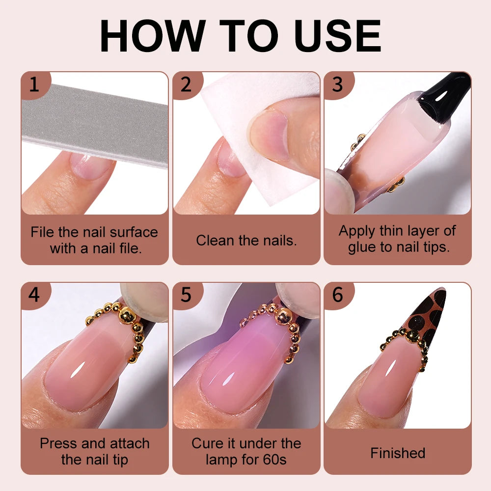 Wholesale 30pcs Custom 3D Diamond Luxury Flower Design Stick on Nails Acrylic French Tip Press on Nails for Nail Art Salon