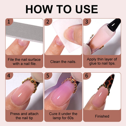 Wholesale 30pcs Custom 3D Diamond Luxury Flower Design Stick on Nails Acrylic French Tip Press on Nails for Nail Art Salon