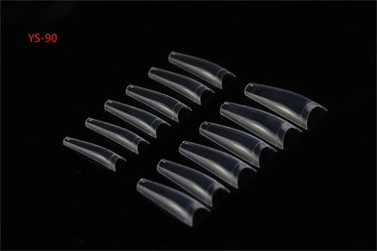 Super Long XXXL Nail Tips Clear False Nail French Non C Curve Xxl Square Stiletto Coffin Tapered Square Soft Gel Nail Tips