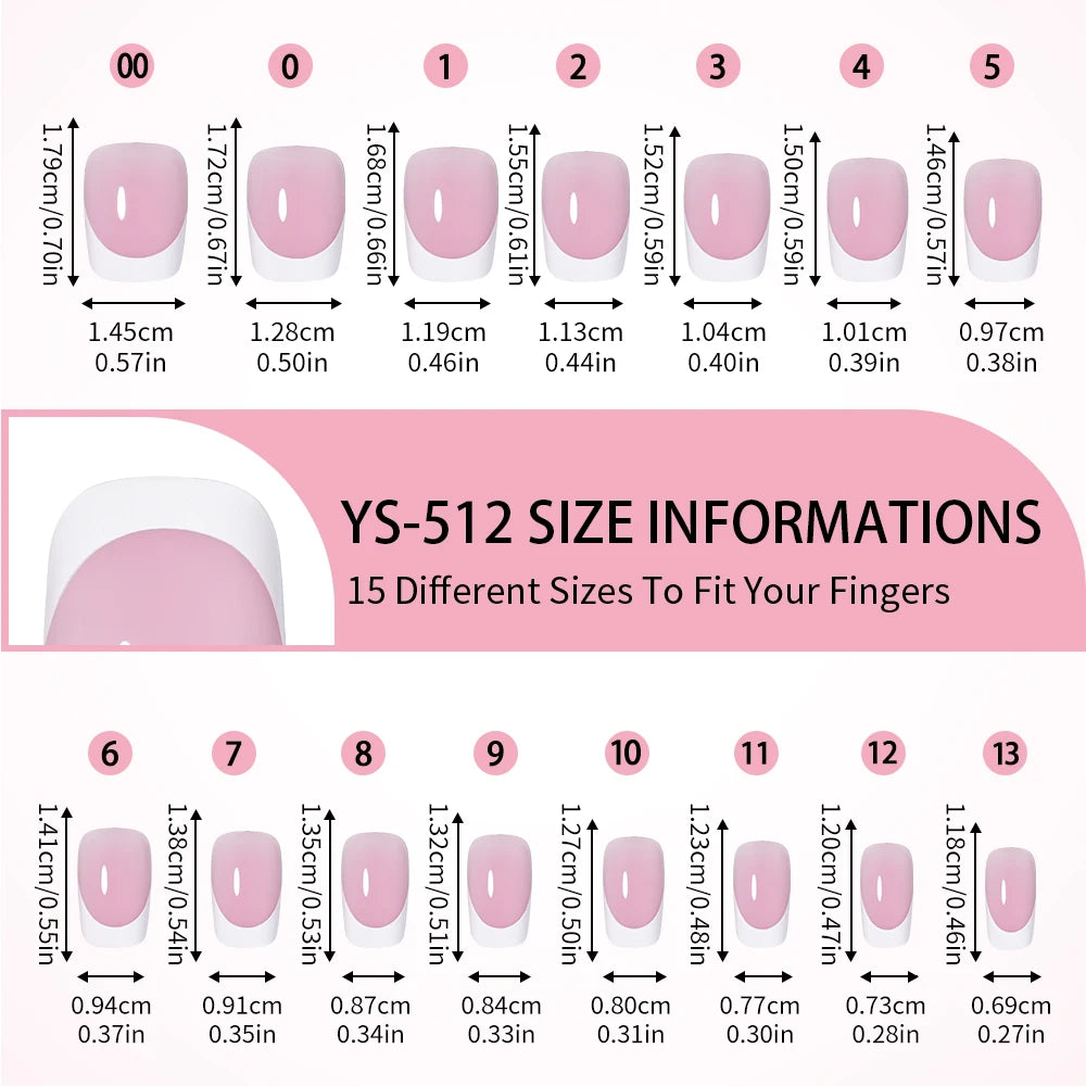 Wholesale Private Label 150Pcs Nude Pink French Stick on Nails Press on Short Square Almond French Press on Nails
