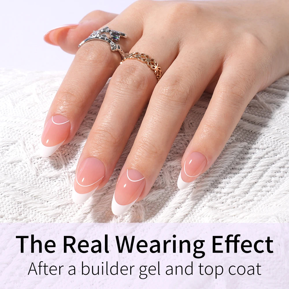 Wholesale OEM 120pcs French Reusable False Nails Ballet Designer Glitter Silver Handmade French Soft Gel Press on Nails Set