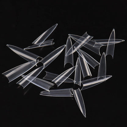 Factory OEM Wholesale 504pcs/box False Artificial Fingernails New French Long Stiletto Nail Tips