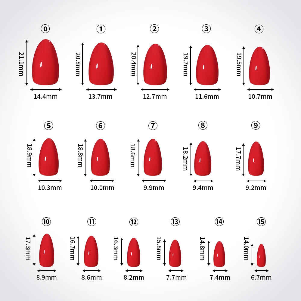 Custom Private Label 160pcs Cherry Wine Red Pink False Nails Reusable Solid Color Short Almond Gel Press on Nails Art Manicure