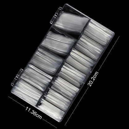 360Pcs/box XXXL Extra Long Coffin Nail Tips Full Cover ABS 3XL Ballerina Square Wholesale False Nail Tips