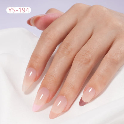 Wholesale Short Square Fake Nails 150pcs/Bag Full Cover Almond Coffin Press on Nails Art With Colorful French Tips