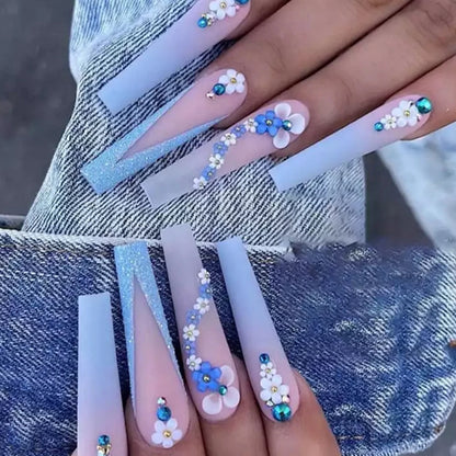 Wholesale 500pcs Box XXL Curved C False Nail Tips Half Cover Long French Artificial Fingernails Transparent Coffin Nail Tips