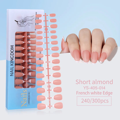 240pcs French Tip Press on Nails