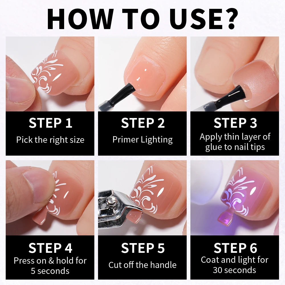 Custom 30pcs Nude Pink Luxury Press on Foot Nail Tips Bling Glitter Toenails Short Square French Press on Toe Nails With Diamond