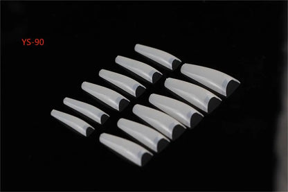 Super Long XXXL Nail Tips Clear False Nail French Non C Curve Xxl Square Stiletto Coffin Tapered Square Soft Gel Nail Tips